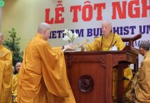 Lễ tốt nghiệp tại Học viện PGVN