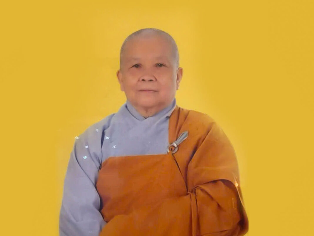 Chân dung cố Ni trưởng Thích Nữ Như Nhẫn - Cố vấn PBNG tỉnh Đồng Tháp, Trụ trì chùa Pháp Lạc